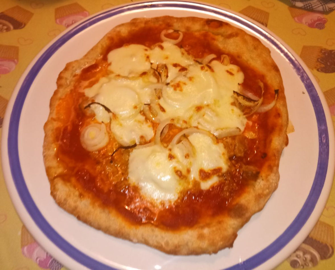 Pizza tonda (impasto a lunga lievitazione)